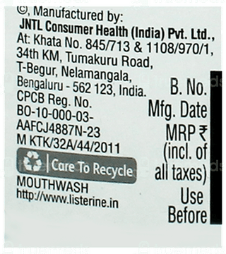 Listerine Freshburst Mouthwash 500Ml